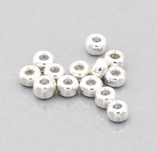 Achat Miyuki Round beads 6/0 Plaqué Agent 925 (25 perles)